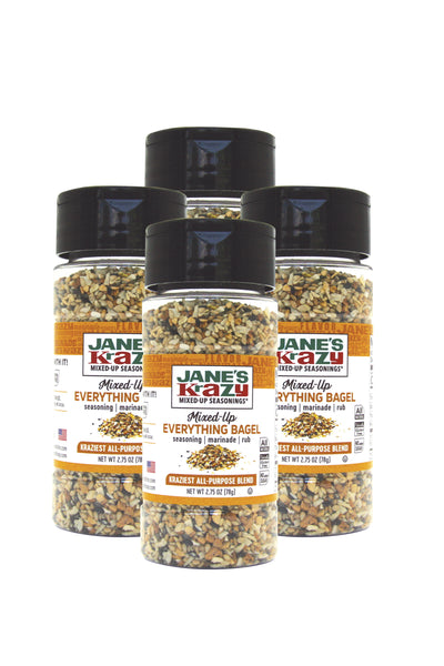 Jane's Krazy Mixed-Up Everything Bagel Seasoning, 2.75-Ounce – Flavor Delite